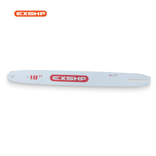 EXSHP 18 Inch Chainsaw Bar 62 Drive Links 3/8"LP Pitch .050" Gauge