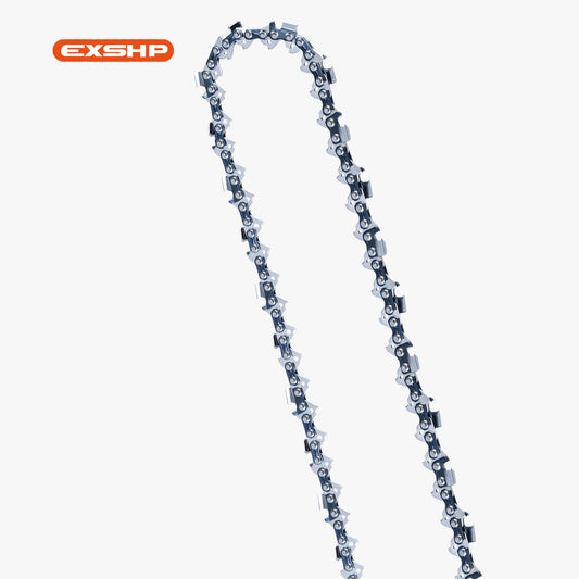 EXSHP Chainsaw Chains | 18 Inch | .325" Pitch | .063" Gauge | 68 Drive Links | Semi-chisel | Oil hole drive links
