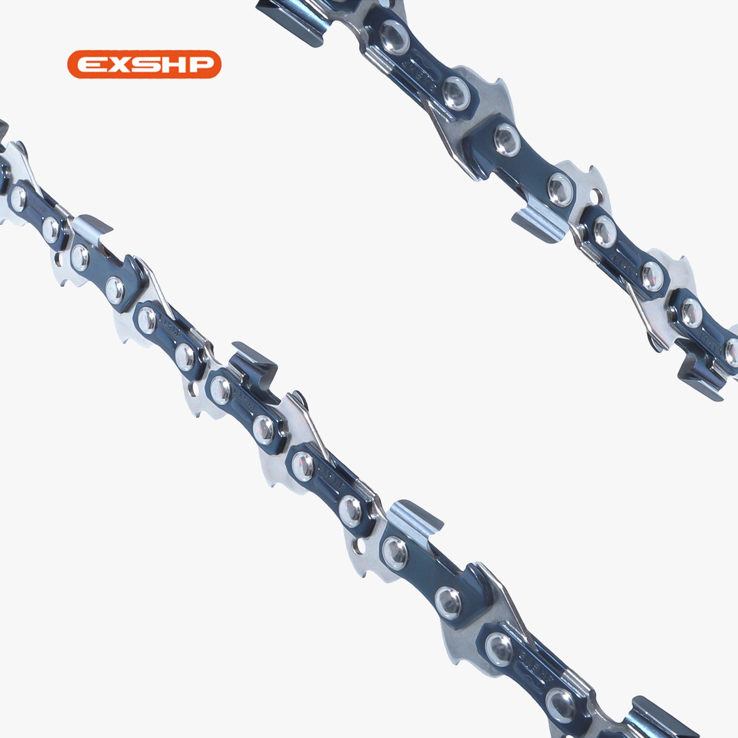 EXSHP Chainsaw Chains | From 34 to 55 Drive links (fit 8" to 16" guide bar) | 3/8"LP Pitch | 043" Gauge | Low-Kickback | Durable Cutter | Oil Hole Drive links | 3-PACK Price