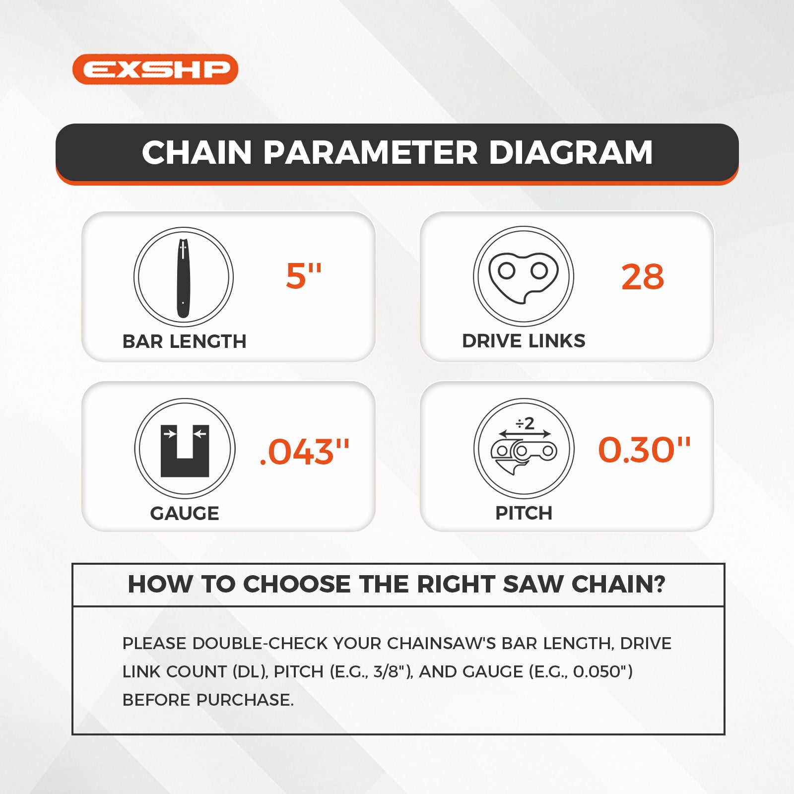 How to choose the right chainsaw chain | EXSHP