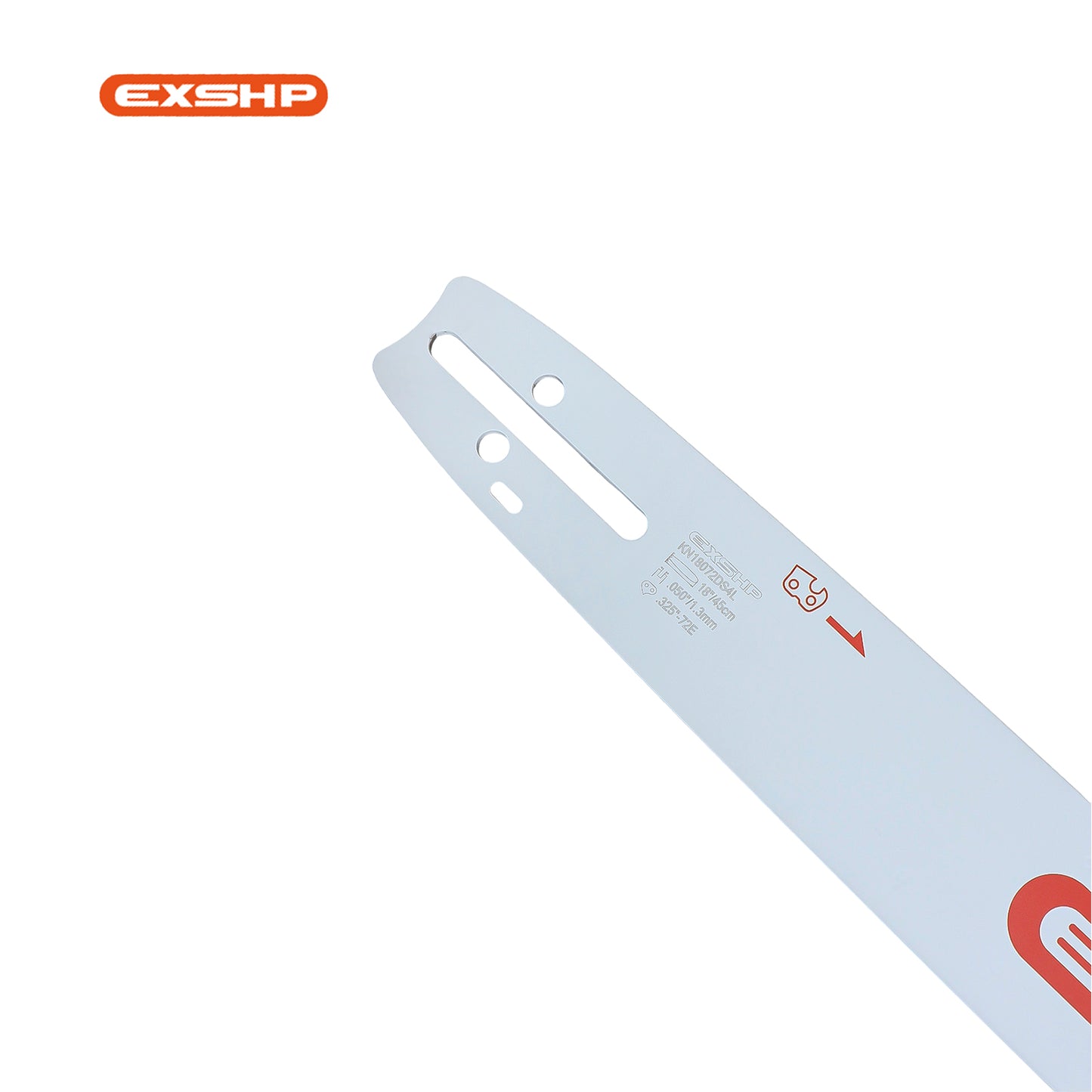 EXSHP 18 Inch Chainsaw Bar, .325" Pitch .050" Gauge, 72 Drive Links