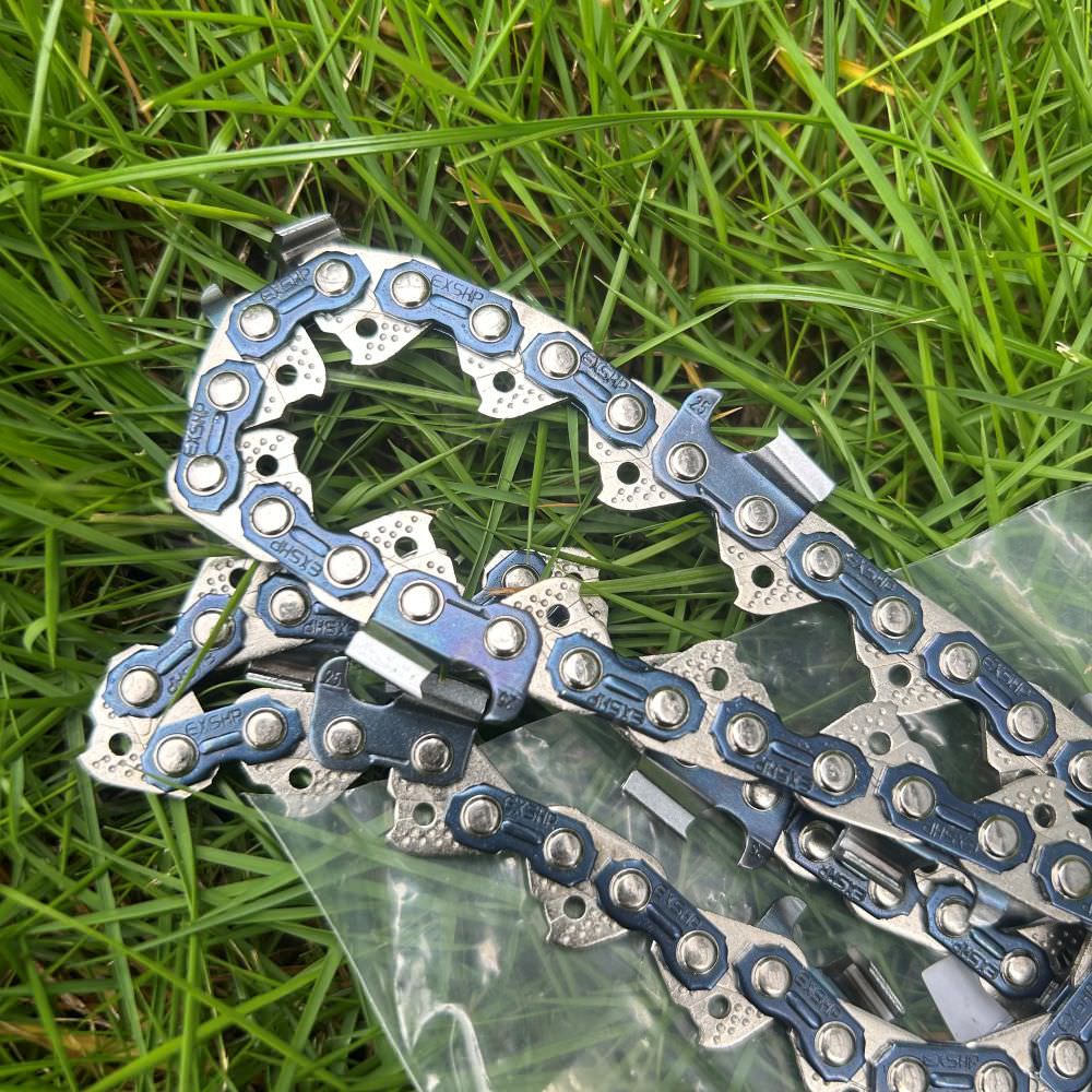 EXSHP | 28 Inch saw Chain | 3/8 | 050 | 91 Drive links | Full Chisel | 3-PACK