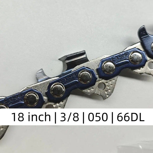 EXSHP | 18 Inch saw Chain | 3/8 | 050 | 66 Drive links | Full Chisel | 3-PACK