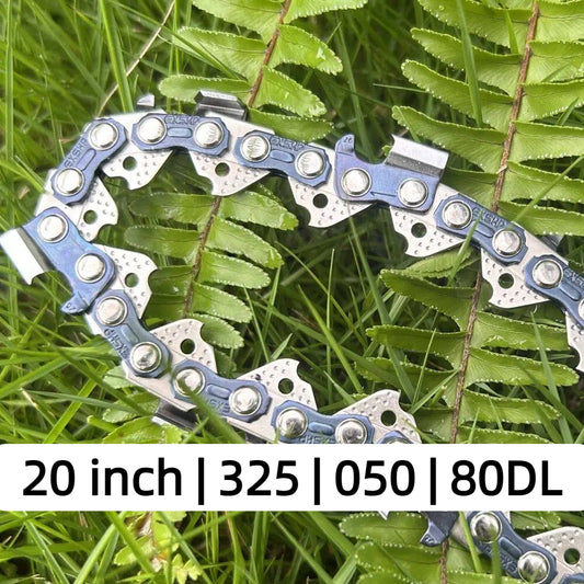 EXSHP | 20 Inch saw Chain | 325 | 050 | 80 Drive links | Full Chisel | 3-PACK