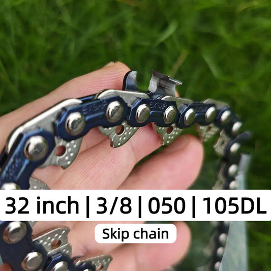 EXSHP | 32 Inch SKIP Chain | 3/8 | 050 | 105 Drive links | Full Chisel | 2-PACK