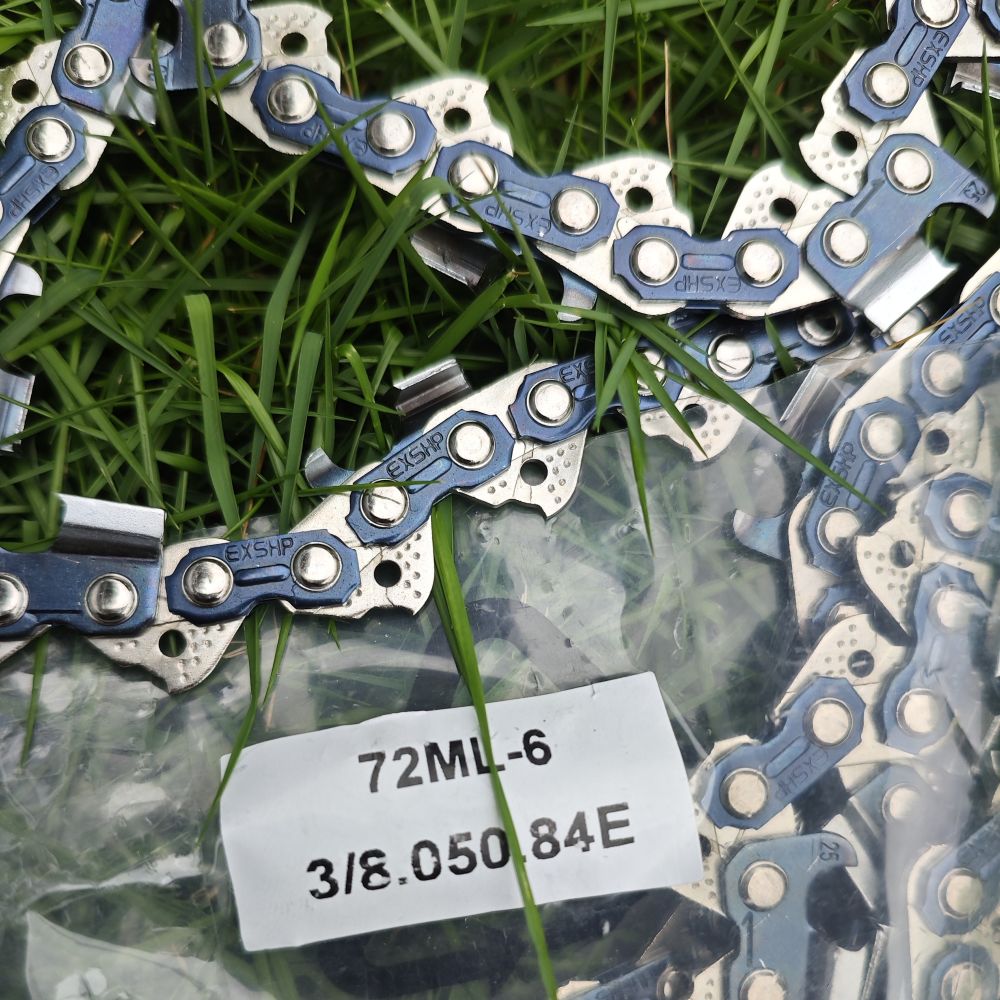 EXSHP | 24 Inch saw Chain | 3/8 | 050 | 84 Drive links | Full Chisel | 3-PACK